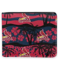St. Louis Cardinals Wallet - Palm Paradise Red Black