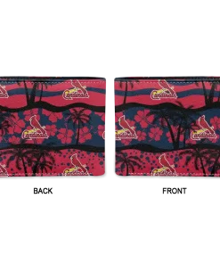 Alternative view of St. Louis Cardinals Wallet - Palm Paradise Red Black