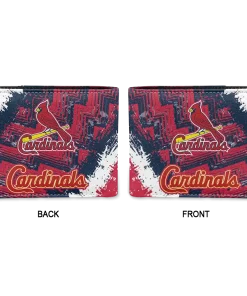 Alternative view of St. Louis Cardinals Wallet - Customized Vintage Style Red White