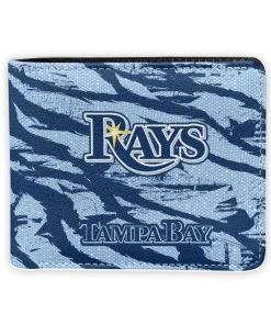 Tampa Bay Rays Wallet - Abstract Stripes Navy