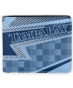 Tampa Bay Rays Wallet - Arrow Mesh Navy