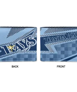 Alternative view of Tampa Bay Rays Wallet - Arrow Mesh Navy