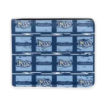 Tampa Bay Rays Wallet - Block Pattern Crocs Light Blue