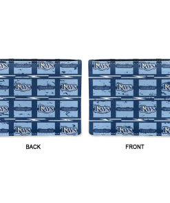 Alternative view of Tampa Bay Rays Wallet - Block Pattern Crocs Light Blue