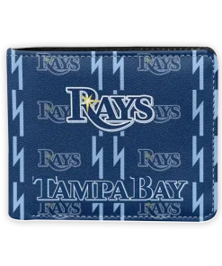 Tampa Bay Rays Wallet - Bolt Rows Navy