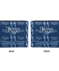 Alternative view of Tampa Bay Rays Wallet - Bolt Rows Navy