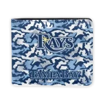 Tampa Bay Rays Wallet - Camouflage Patches Navy White