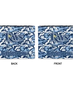 Alternative view of Tampa Bay Rays Wallet - Camouflage Patches Navy White