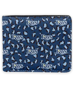 Tampa Bay Rays Wallet - Leopard Texture Navy