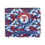 Texas Rangers Wallet - Camouflage Patches Blue White
