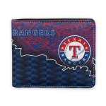 Texas Rangers Wallet - Tribal Fade Fusion Blue Red