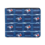 Toronto Blue Jays Wallet - Block Pattern Crocs White