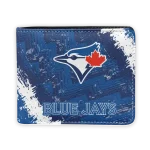 Toronto Blue Jays Wallet - Custom Textured Pattern Blue White