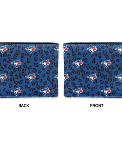 Alternative view of Toronto Blue Jays Wallet - Leopard Texture Blue