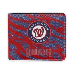 Washington Nationals Wallet - Abstract Stripes Red