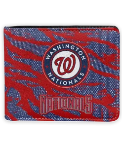 Washington Nationals Wallet - Abstract Stripes Red