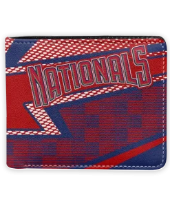 Washington Nationals Wallet - Arrow Mesh Red