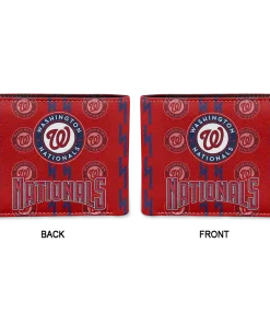 Alternative view of Washington Nationals Wallet - Bolt Rows Red
