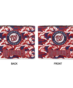 Alternative view of Washington Nationals Wallet - Camouflage Patches Red White