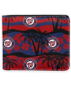 Washington Nationals Wallet - Palm Paradise Red Black