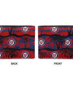 Alternative view of Washington Nationals Wallet - Palm Paradise Red Black