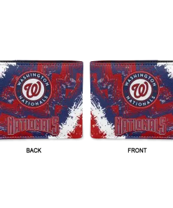 Alternative view of Washington Nationals Wallet - Personalized Premium Gift Red White