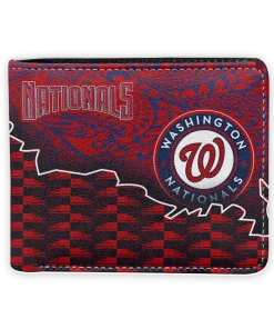 Washington Nationals Wallet - Tribal Fade Fusion Red Black