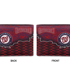 Alternative view of Washington Nationals Wallet - Tribal Fade Fusion Red Black